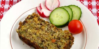 Drob cu ciuperci și orez (de post)