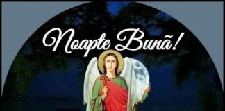 Dumnezeu să vă ocrotească. Noapte bună!