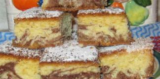 Prăjitură aerată cu cacao. Se face ușor și are un gust nemaipomenit