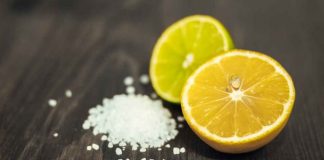 Apa cu sare și suc de lămâie – curăță COLONUL