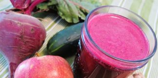 Suc de sfeclă, mere si ghimbir – proprietăți antiinflamatoare, antioxidante și anticancerigene