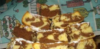 Prăjitură marmorată – Se pregătește repede și este foarte pufoasă. Merită încercată