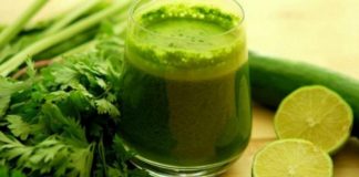 Suc de lămâie și pătrunjel pentru a slăbi eficient
