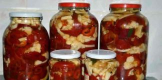 Murături pentru iarnă – Gogoșari cu conopidă, hrean și țelină