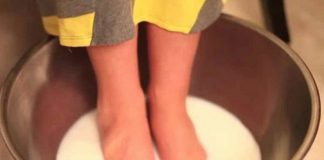 Remediu pentru călcâiele crăpate: Înmuiați-vă picioarele în lapte și bicarbonat de sodiu