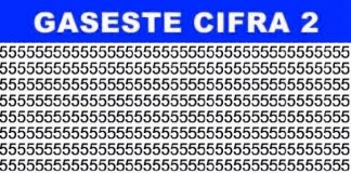 Test de vedere. Cât de bună e privirea ta? În cat timp găsești cifra 2?