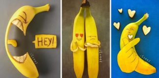 Un artist a găsit o modalitate de a-și exprima dragostea pentru viață folosind banane:
