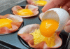 BRIOȘE pentru mic dejun cu șuncă, ou și branză – rapide, delicioase și foarte gustoase!