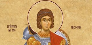 8 iulie – Spune azi Rugăciunea către Sfântul și Marele Mucenic Procopie. Îți aduce sănătate și binecuvântare!