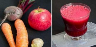 Remediu pentru curățarea și regenerarea ficatului! Aveți nevoie de sfeclă roșie, morcovi, mere, frunze de varză, ghimbir și lămâie.