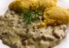 Ciulama de ciuperci cu mămăliguță. Un prânz absolut delicios în perioada postului!