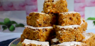 Prăjitură cu morcov și mere, de post – o rețetă simplă și delicioasă!