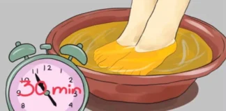 Ține-ți picioarele în oțet de mere timp de 30 de minute și veți descoperi o serie de efecte uimitoare!