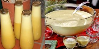 Lichior de ouă și lămâi pentru dureri de oase și articulații, osteoporoză și artrită