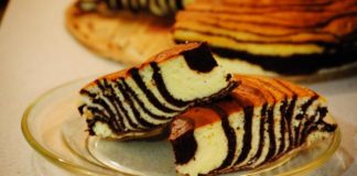 Prăjitura „Zebra” – reţetă de post, foarte uşor de făcut! Un desert delicios, cu puţine ingrediente.