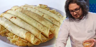 Cum se prepară celebra rețetă de clătite cu bere a lui Chef Florin Dumitrescu. Ies pufoase și delicioase!
