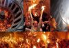 Sfânta Lumină de la Ierusalim, miracol al credinței! Explicația mănunchiului de 33 de lumânări, din mâinile preoților, la Înviere.