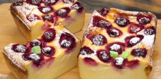 Budincă fină, preparată în câteva minute. Fără zahăr, unt și făină!