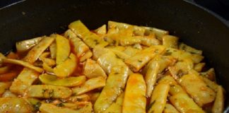 Păstai galbene cu usturoi – o mâncare simplă şi delicioasă!