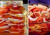 Roșii la borcan ce pot fi savurate deja a doua zi – o gustare delicioasă și extrem de aromată!