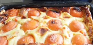 Plăcintă cu iaurt și caise – ușor de preparat și foarte gustosă!